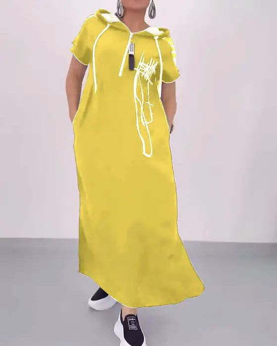 Vestido Contraste