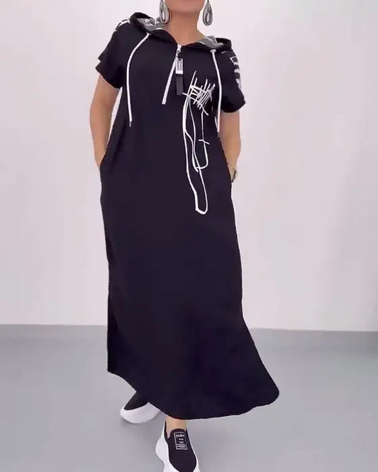 Vestido Contraste